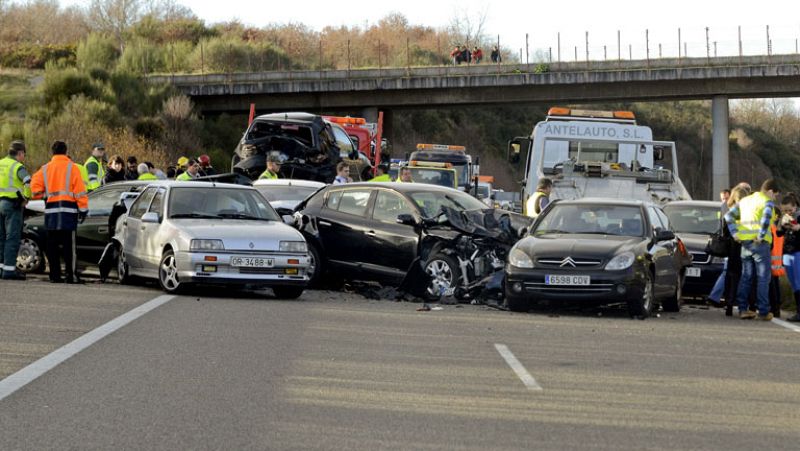 El número de muertos en las carreteras baja un 12% con respecto a 2011 al nivel de 1960