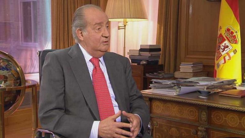 El rey concede en exclusiva a TVE su primera entrevista desde el año 2000