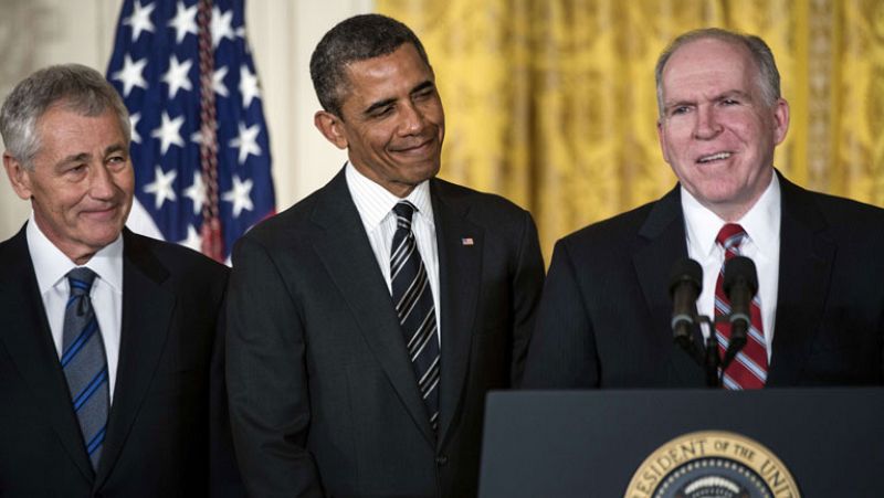 Obama elige al republicano Hagel y a su asesor Brennan para dirigir el Pentágono y la CIA