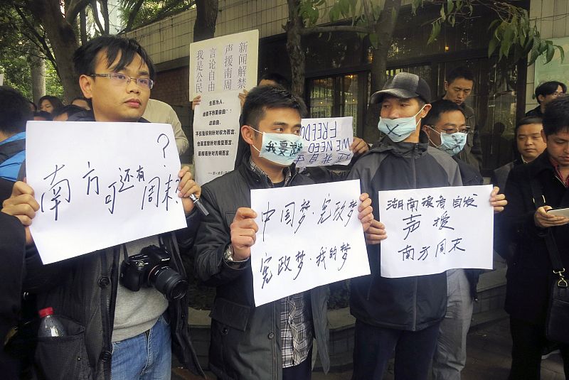 Pekín prohíbe las primeras protestas abiertas de los periodistas chinos contra la censura