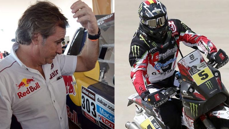 Barreda gana la cuarta etapa en motos, Al-Attiyah repite en coches y Sainz se hunde