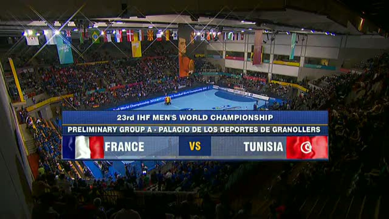Mundial de Balonmano - Grupo A: Francia - Túnez | Ver