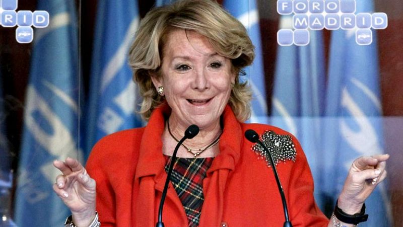 Esperanza Aguirre: "Por primera vez en 61 años me ganaré la vida en la empresa privada"