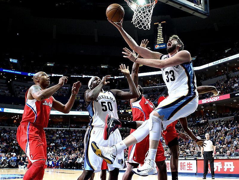 Protagonismo de Gasol e Ibaka, ambos con doble-doble, en las victorias de Memphis y Thunder