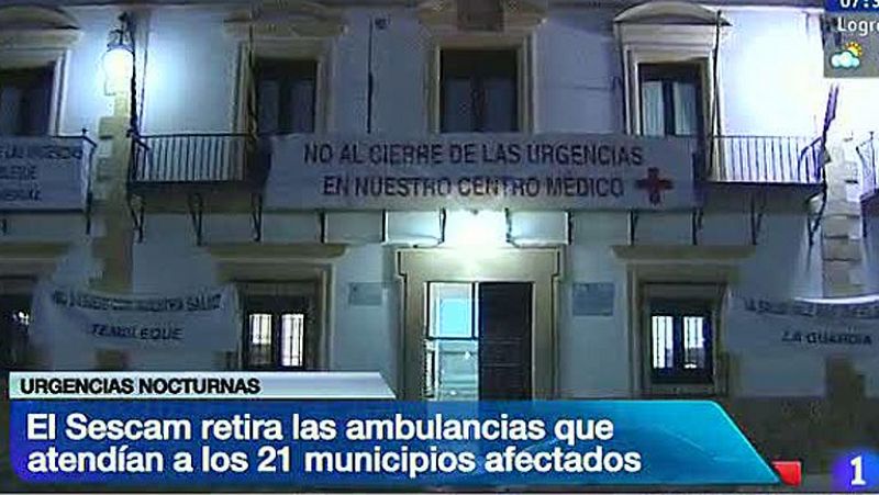 Castilla-La Mancha retira las ambulancias de los municipios afectados por el cierre de las urgencias
