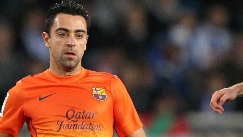 Xavi firma la renovación con el FC Barcelona hasta 2016