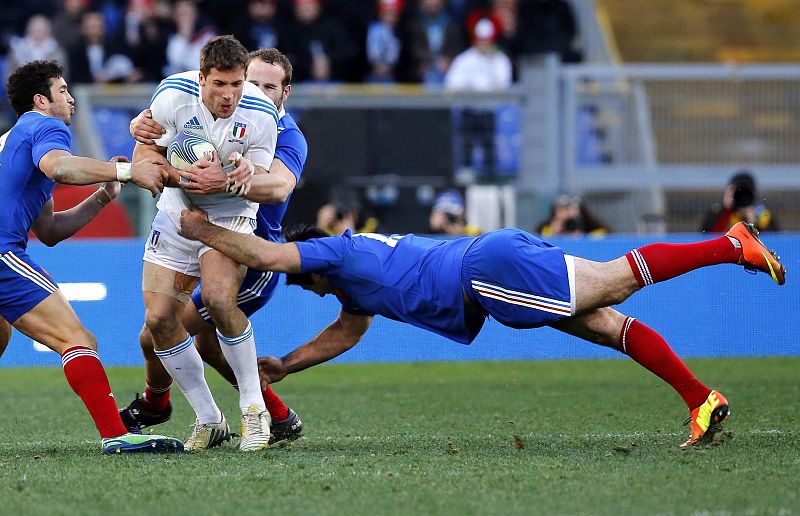 Italia consigue  la proeza y vence a Francia en el Seis Naciones de Rugby (23-18)