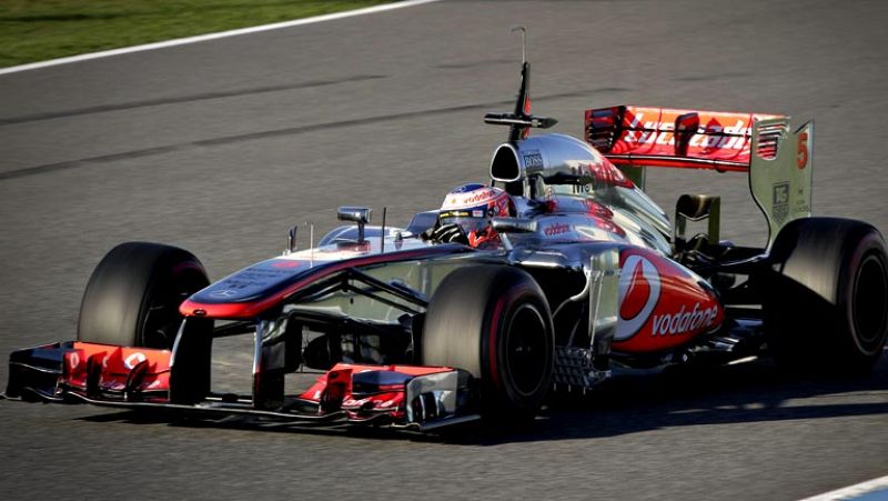 Jenson Button, el mejor en la primera jornada de pruebas de F1 en Jerez