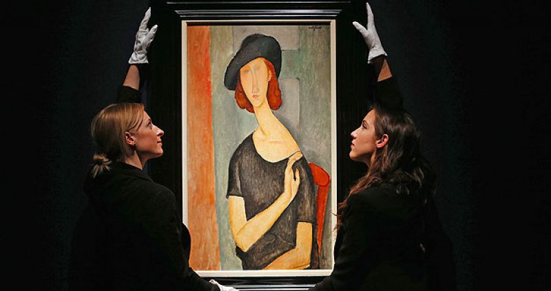 Subastado un Modigliani que retrata a la amante del pintor italiano por 31 millones de euros