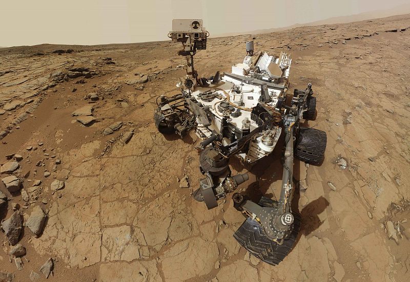 El Curiosity perfora por primera vez una roca en Marte