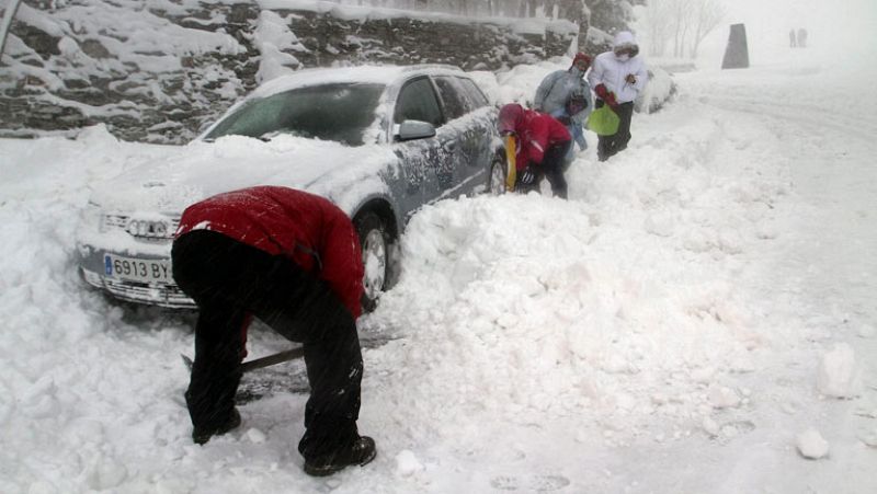 Toda España en alerta por el temporal de nieve y viento polar, excepto Ceuta y Canarias