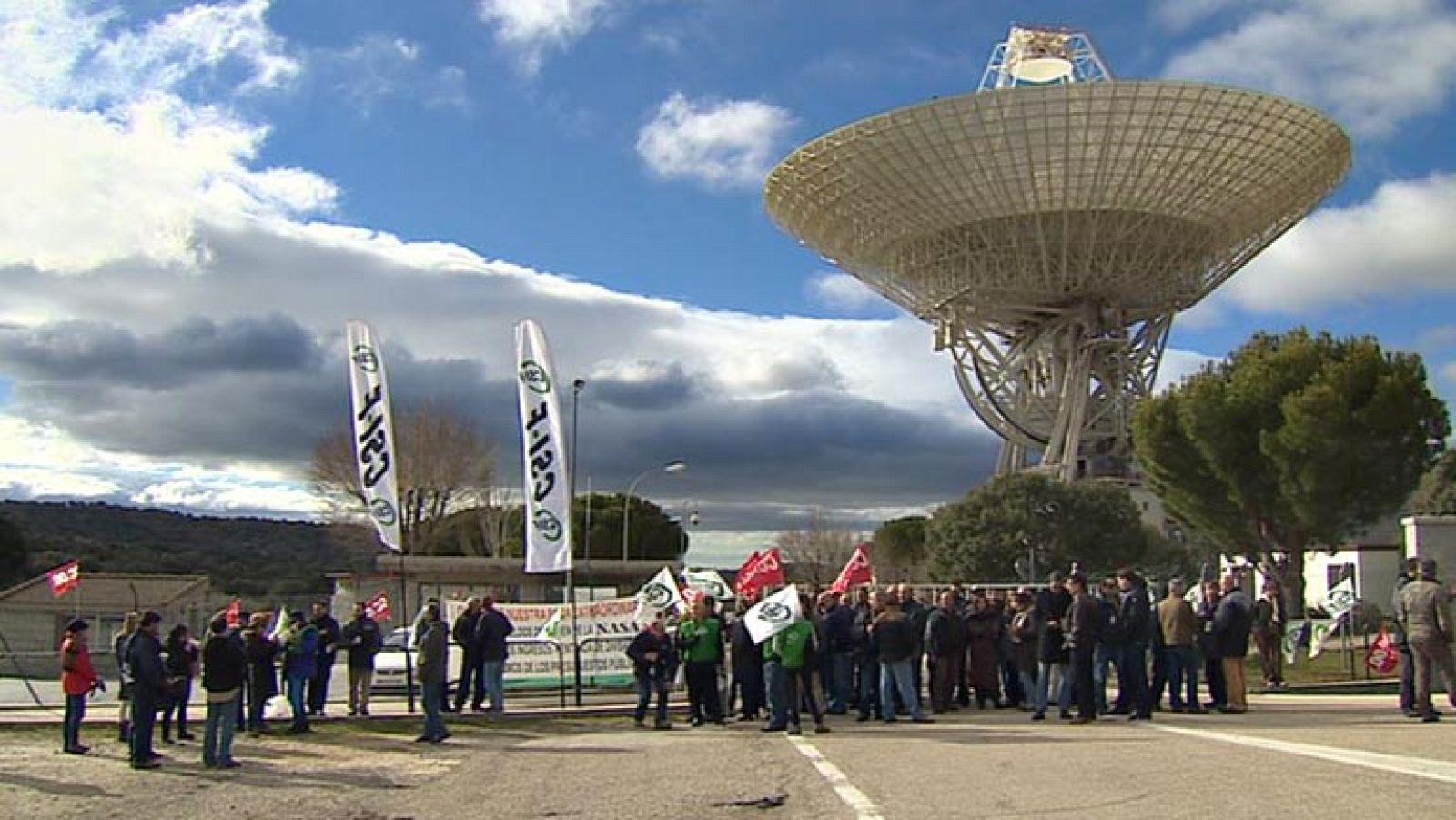Huelga de los trabajadores de la NASA en España
