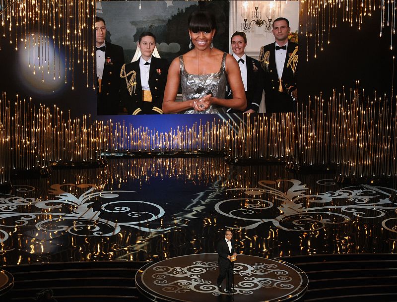 Michelle Obama presenta por sorpresa el Oscar a mejor película