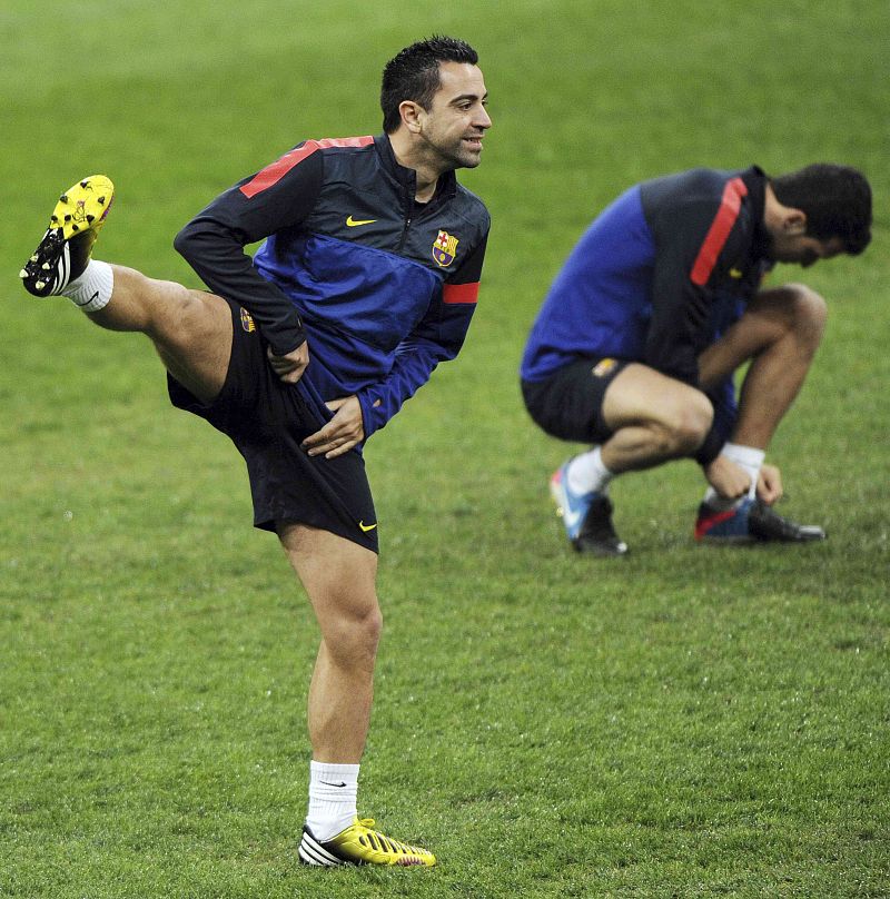 Xavi, con rotura en el bíceps femoral, no jugará en Madrid