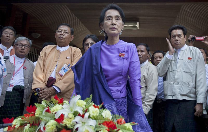 Suu Kyi, reelegida al frente del principal partido de la oposición en Birmania