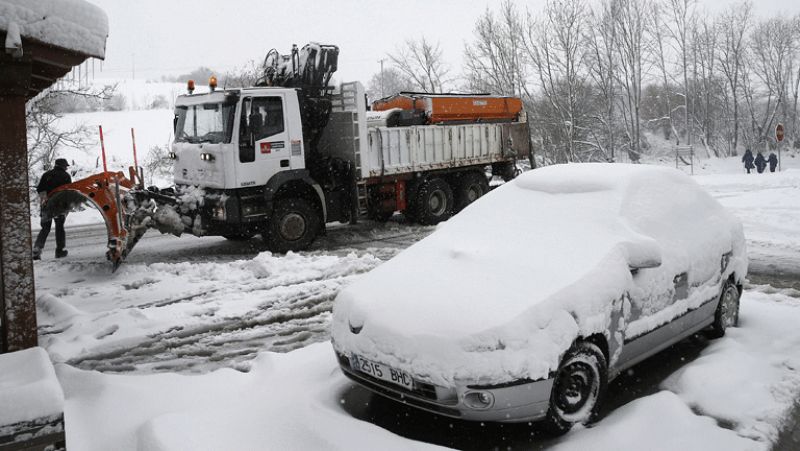 El temporal de nieve remite en la península después de provocar problemas en el norte