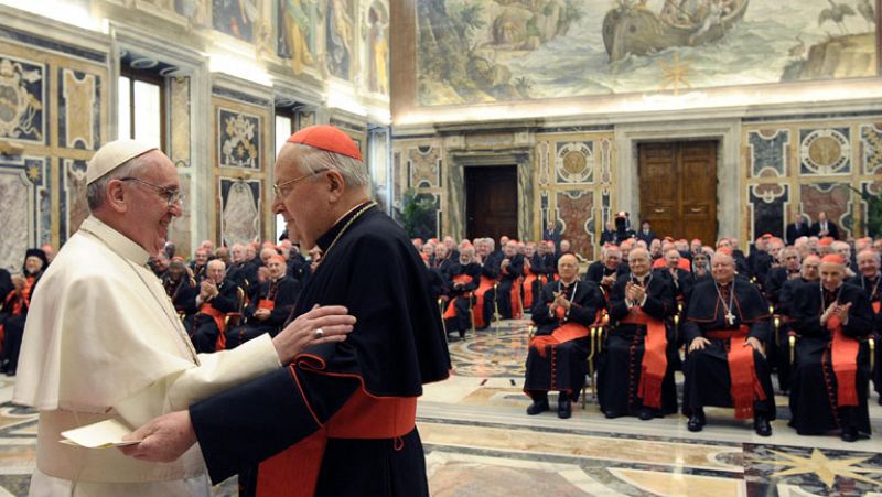 El papa Francisco insta a los cardenales a no caer en el "pesimismo"