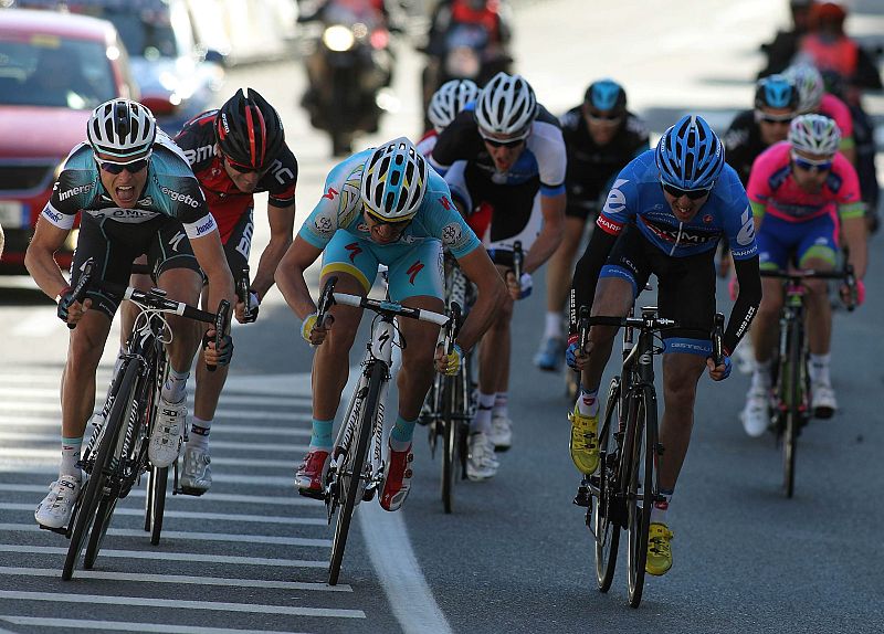 El belga Meersman, líder tras ganar la primera etapa al esprint