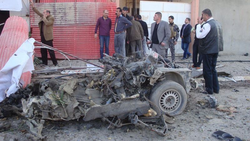 Medio centenar de muertos en atentados en Irak en la víspera del aniversario de la guerra