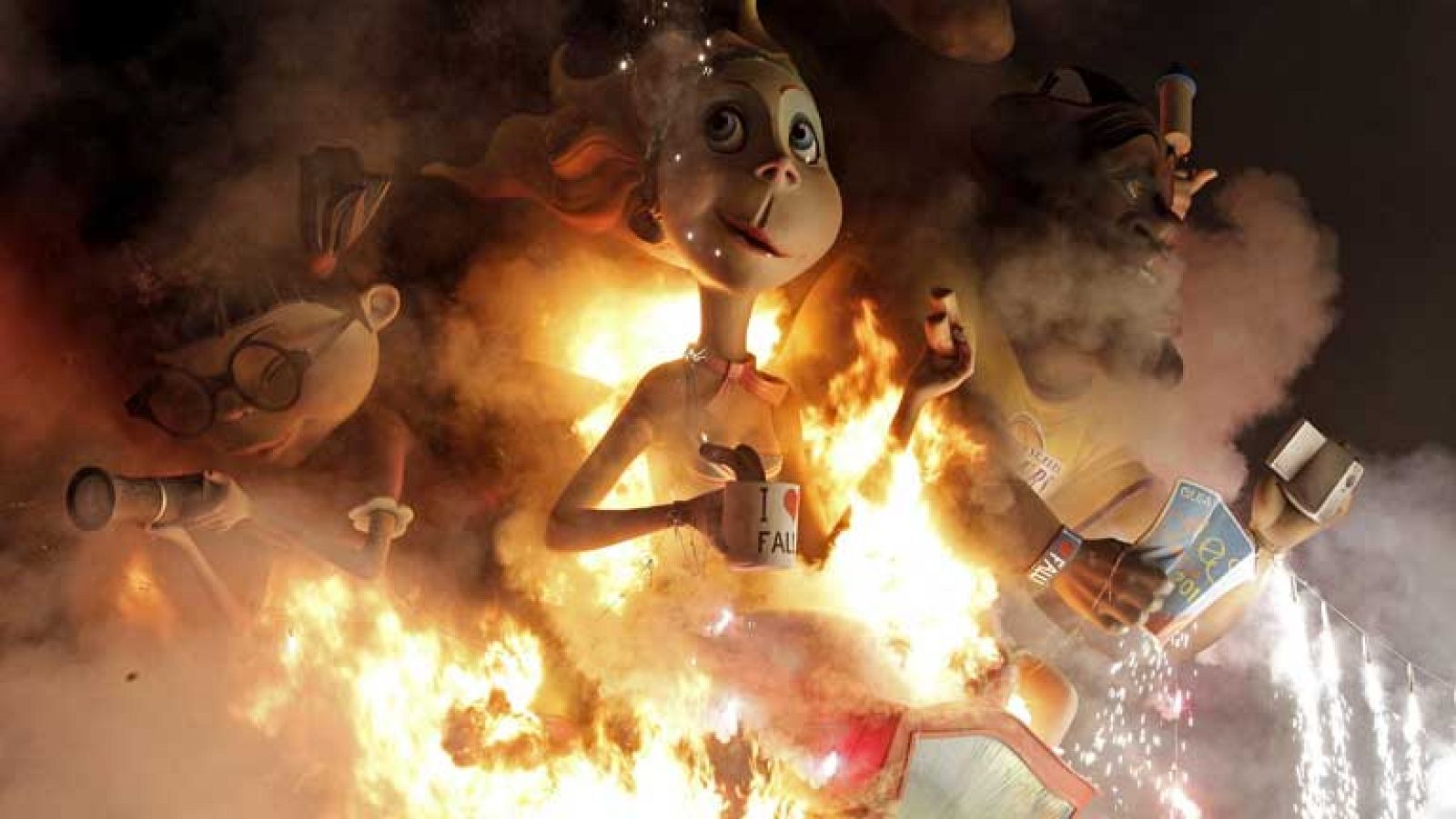 Fallas de Valencia 2013. Nit de la Cremá - Ver ahora