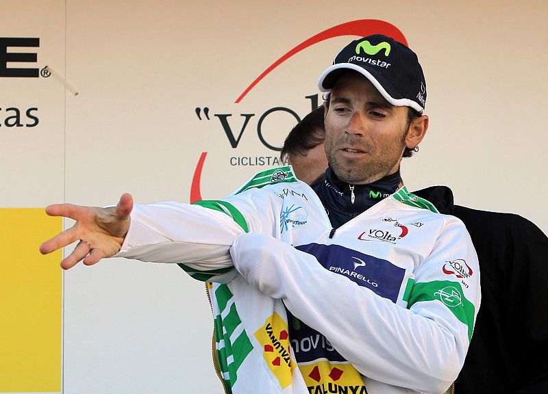 Valverde abandona la Volta después de una caída cuando era líder