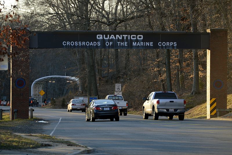 Tres marines mueren en un tiroteo en la base militar de Quantico, en el estado de Virginia