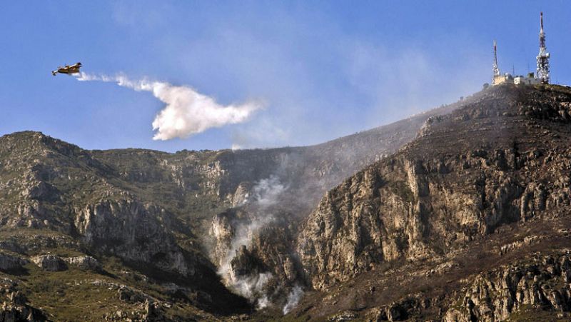El incendio del municipio valenciano de Barx está estabilizado tras arrasar 266 hectáreas
