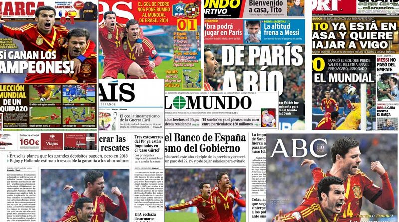 España se enfunda el traje de 'campeona del mundo' y copa la prensa deportiva