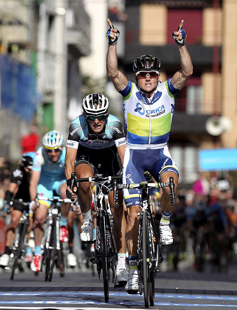 Simon Gerrans, primer líder en la Vuelta al País Vasco