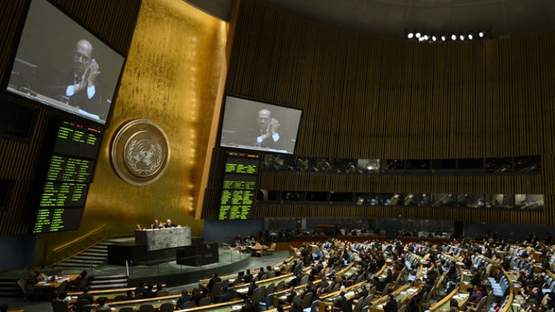 La ONU aprueba por mayoría el Tratado sobre el Comercio de Armas, cuya firma se abrirá en junio