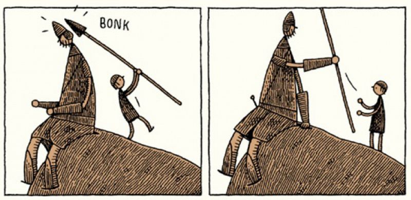 'Goliat', de Tom Gauld