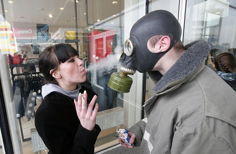 Un sensor detecta en tiempo real los niveles de humo de tabaco en el ambiente