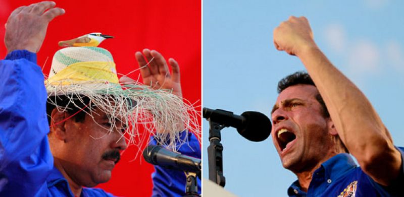 Maduro y Capriles se enzarzan en acusaciones de sabotaje en la recta final de la campaña electoral