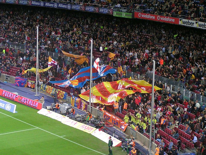 Incidentes con los Boixos Nois en el Camp Nou