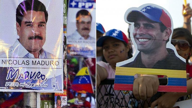 Finaliza la campaña electoral en Venezuela con los dos candidatos recibiendo un baño de multitudes