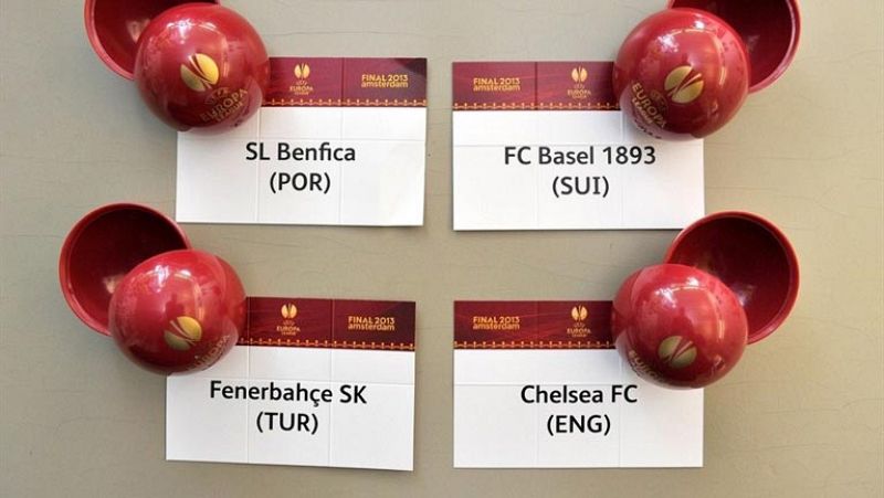Basilea-Chelsea y Fenerbahçe-Benfica, semifinales de la Europa League