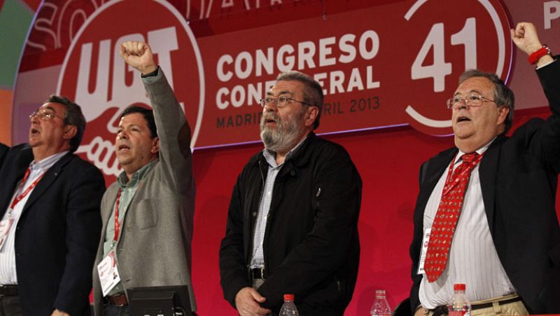 Cándido Méndez, reelegido para un sexto mandato al frente de UGT