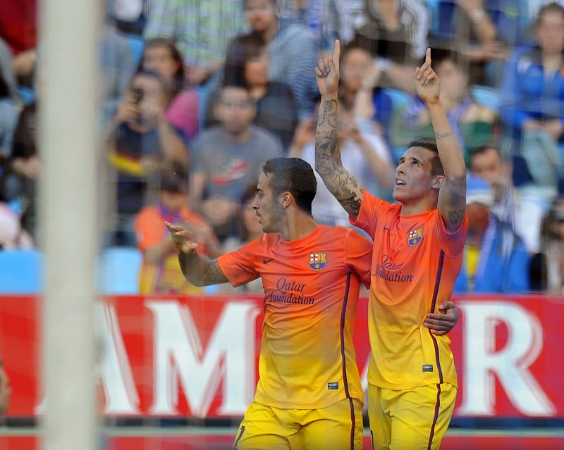 El Barça, a medio gas, gana fácil al Zaragoza