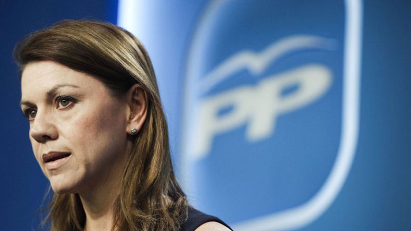 Cospedal sobre los escraches: "Si algún día pasa algo grave habrá que mirar a los responsables"