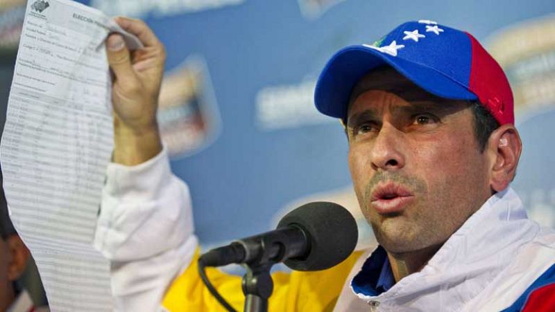 Capriles cifra en "más de un millón de votos" las supuestas irregularidades