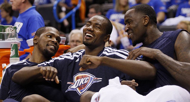 Ibaka, Durant y los Thunder se entrenan ante los Rockets