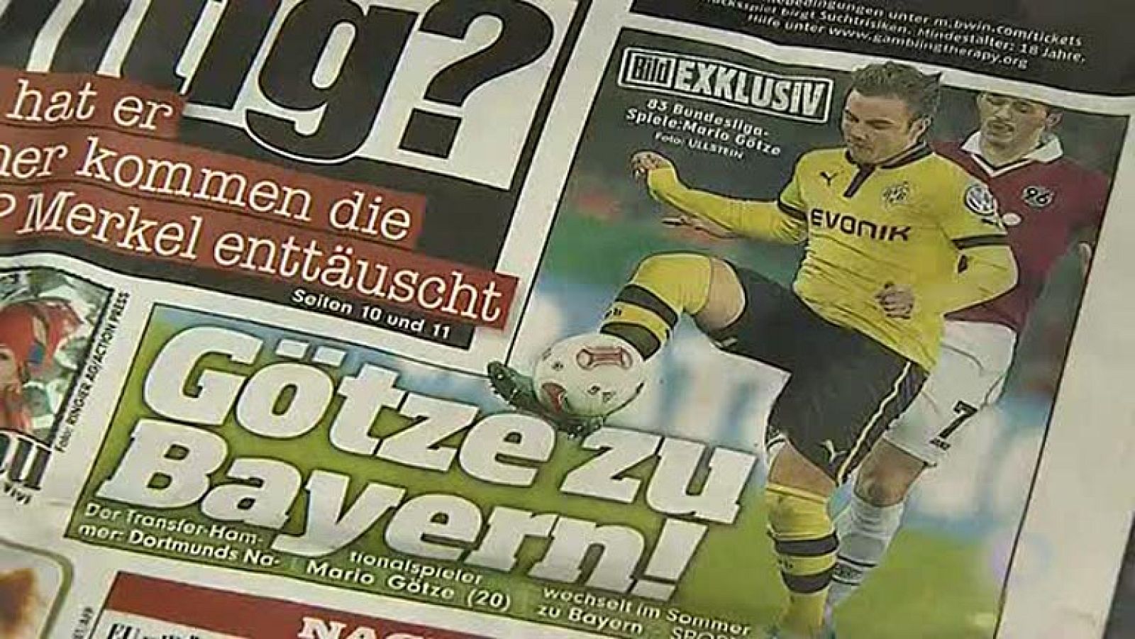 El Bayern de Múnich ha confirmado a través de un comunicado el  fichaje del delantero del Borussia Dortmund Mario Götze, aclarando  que su idea principal era anunciarlo después del partido de ida de  las semifinales de la Liga de Campeones entre el e