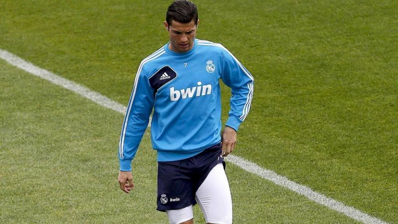 Cristiano Ronaldo sigue entrenando al margen por unos problemas musculares