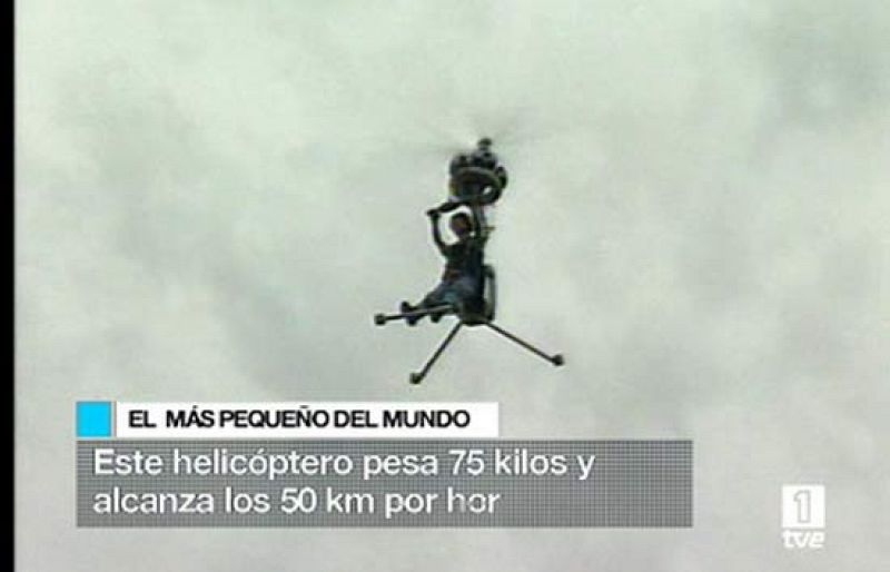 El helicóptero más pequeño del mundo