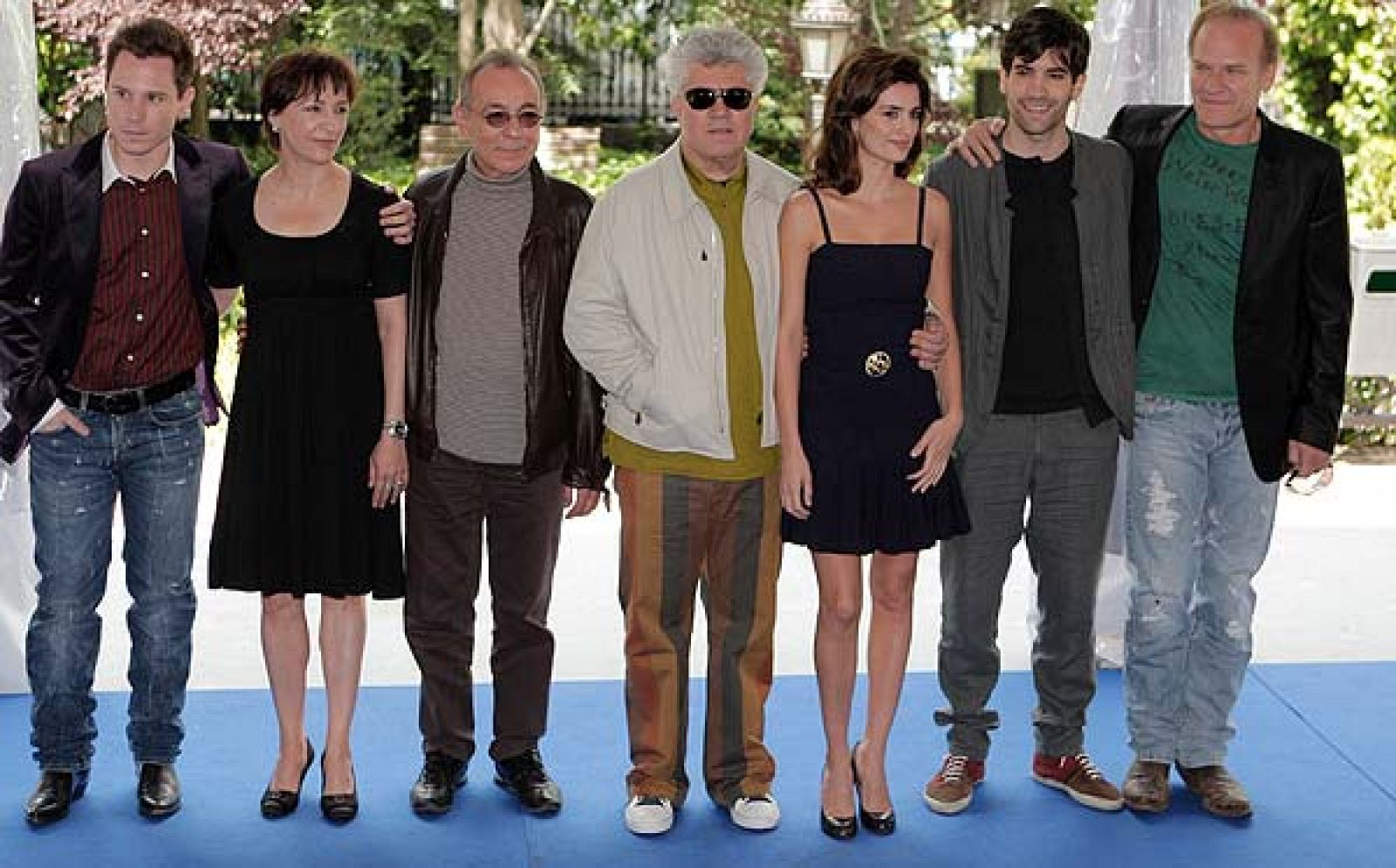El director manchego Pedro Almodóvar ha comenzado el rodaje de "Los abrazos rotos" en Lanzarote (26/05/08).