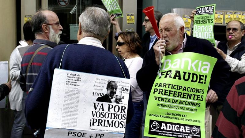 El "toque a Bankia" del 15-M obliga a cerrar temporalmente varias de sus oficinas