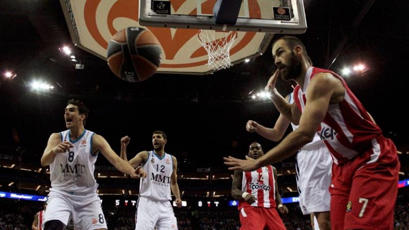 El Madrid cae ante un Olympiacos indomable