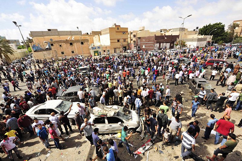 Varios muertos tras un atentado cerca de un hospital de la ciudad libia de Bengasi