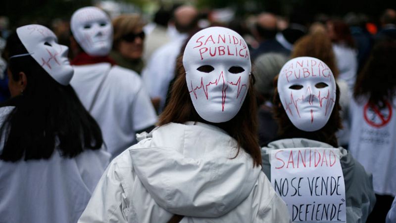 Miles de personas vuelven a exigir en Madrid que no se privatice la sanidad