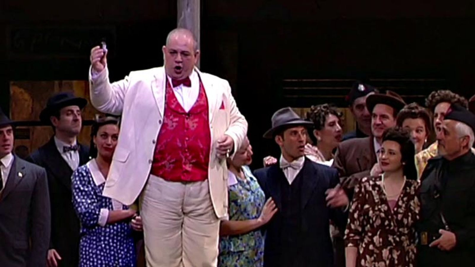 Extracto de 'L'elisir d'amore' en el Liceu de Barcelona